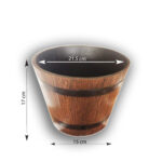 wooden bucket planter (2)